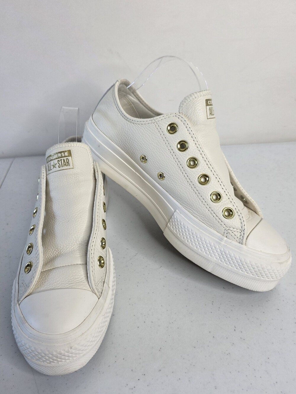 Converse Chuck Taylor All Star Women Lift Platform Golden Hits Sneakers Size 8